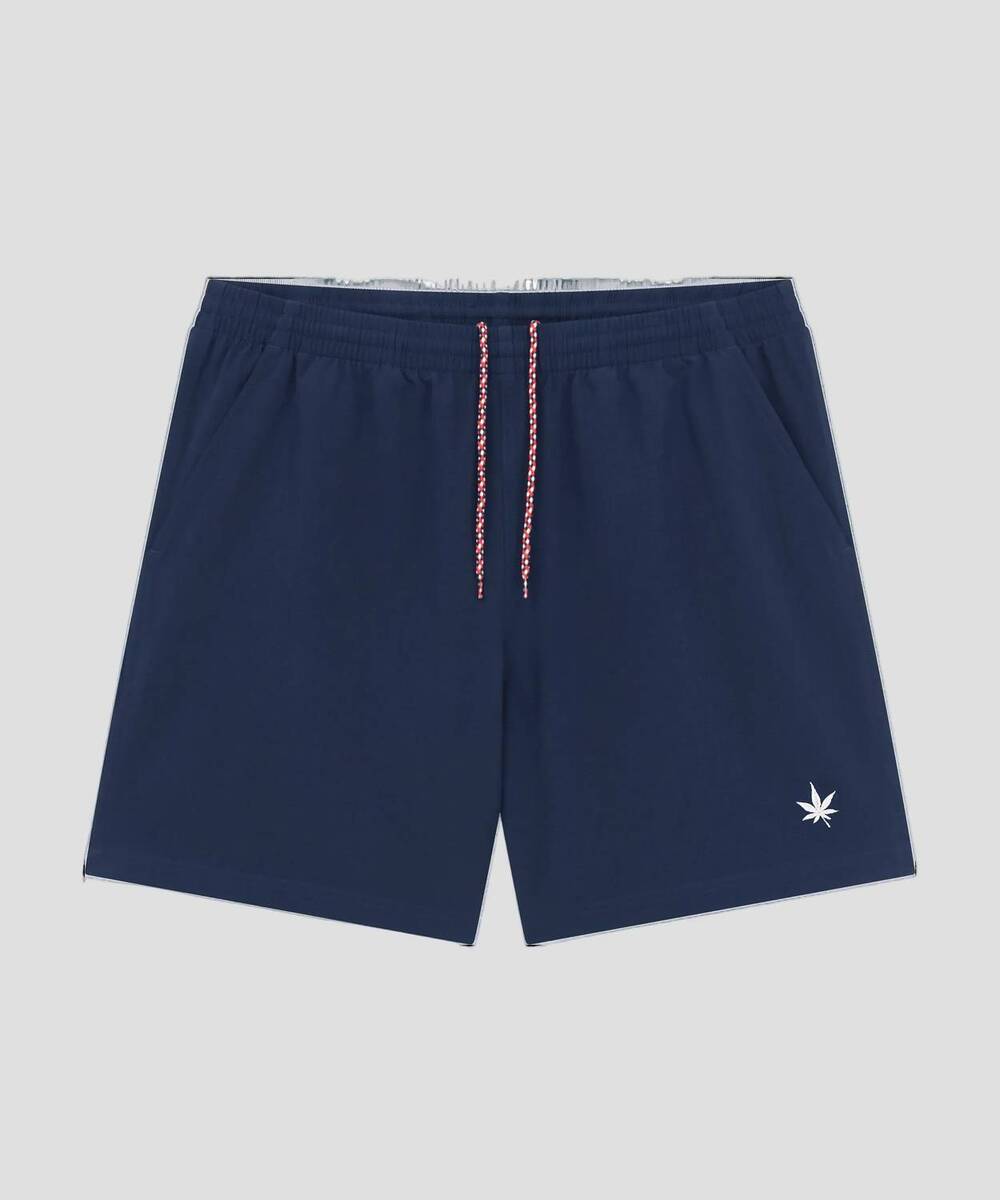 NEW BOAST men's court short in navy/white